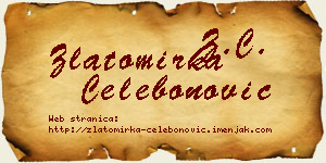 Zlatomirka Čelebonović vizit kartica